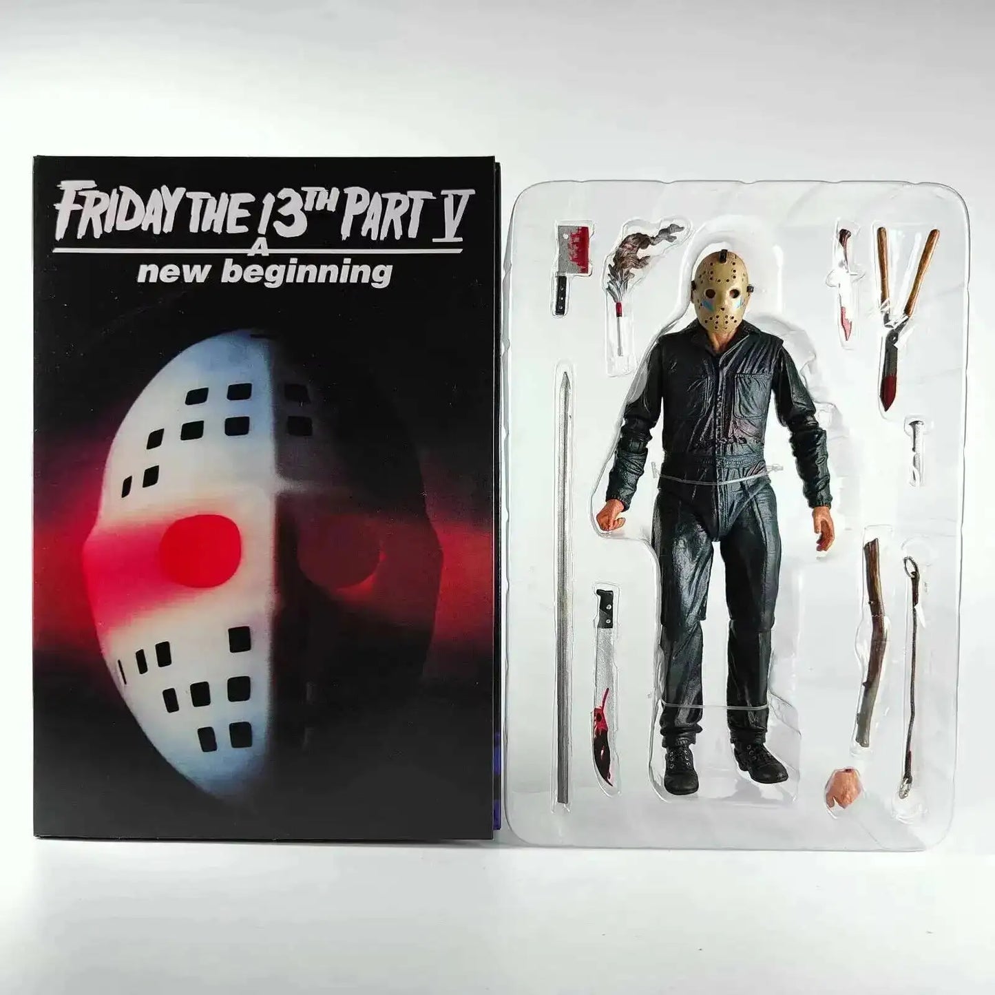 Michael Myers Horror Action Figure - Halloween Pumpkin Decor Toy Collectible Gift for Horror Fans