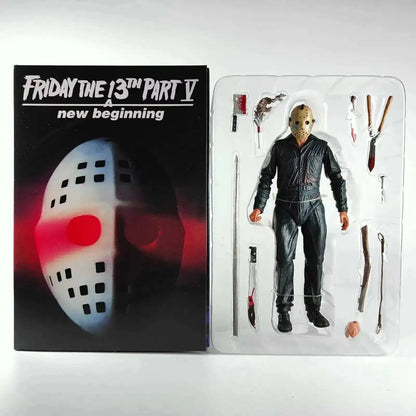Michael Myers Horror Action Figure - Halloween Pumpkin Decor Toy Collectible Gift for Horror Fans