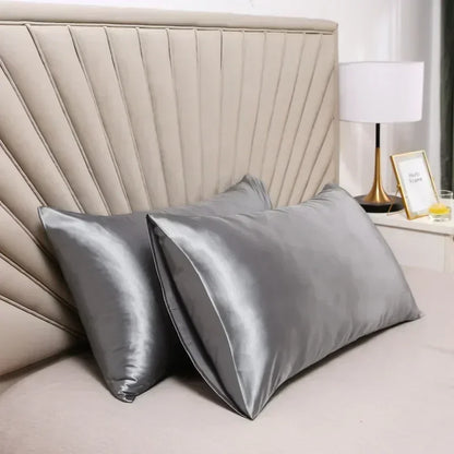 Natural Mulberry Silk Pillowcase - Luxury Soft Bedding Cover for Hair & Skin Protection Customized Sizes