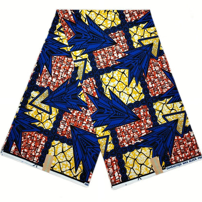 100% Cotton African Ankara Wax Fabric - Soft Real Wax Print for Dresses