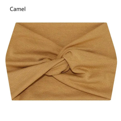 Wide Elastic Headband for Women – Yoga, Pilates, Running & Cycling Sweatband Hairband Turban Makeup Hair Hoop