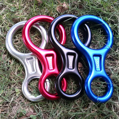 35KN Rock Climbing Descender – Figure 8 Rope Device for Downhill & Climbing Gear Equipment