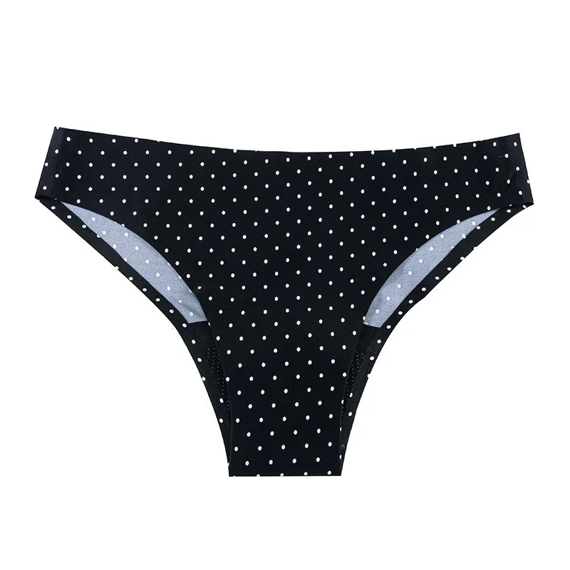 Teen Girls Seamless 4-Layer Leakproof Period Swim Bikini — Fast-Absorb Menstrual Beachwear