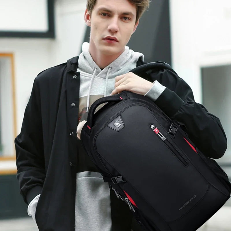 OIWAS 14" Laptop Backpack – 29L Waterproof Nylon School, Travel & Casual Bag for Teenagers & Men