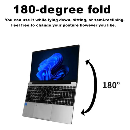 CARBAYTA 15.6" Laptop – Intel Celeron N5095, 16–32GB RAM, 128GB–2TB SSD, Windows 11, 1080P Notebook for Office & Study