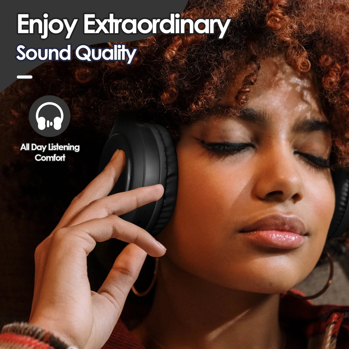 Siindoo JH-919 Foldable Wireless Headphones – Bluetooth Stereo Earphones with Mic & Super Bass, 4 Colors for iPhone, Laptop, PC
