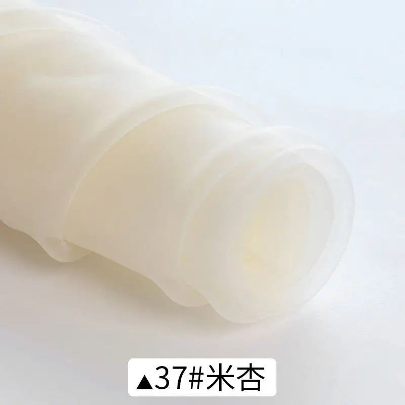Sheer Organza Fabric Roll - Wedding Party Decoration Material For Romantic Birthday And Event Decor