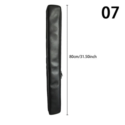 Waterproof Leather Instrument Bag - Thickened Vertical Storage Case for Flute, Piccolo, Saxophone & Wind Instruments