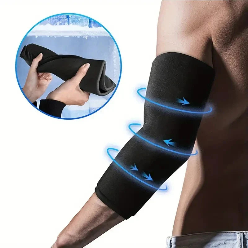 Gel Ice Sleeve Pack – Multipurpose Hot & Cold Therapy for Elbow, Knee, Ankle & Hand, Reusable Pain Relief Wrap