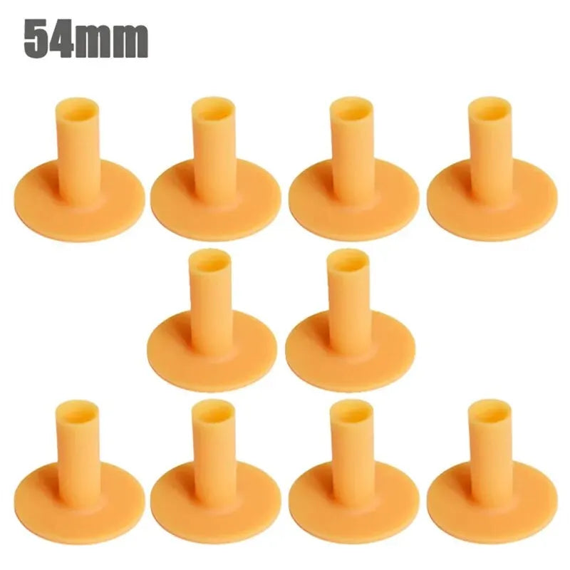 10PCS PGM Rubber Golf Tee Holders – Adjustable 43mm/54mm/70mm/83mm Golf Ball Practice Tees for Indoor & Outdoor Driving Range Training Accessory QT001