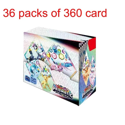 360Pcs Pokemon Cards – Destined Rivals Prismatic Evolutions Scarlet & Violet PALDEAN English Booster Pack