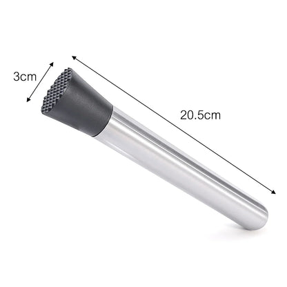 Multifunction Stainless Steel Ice Hammer - Crushed Ice, Popsicle Sticks, and Cocktail Ice Cube Crusher - Fruit Muddle Pestles Bar Tool