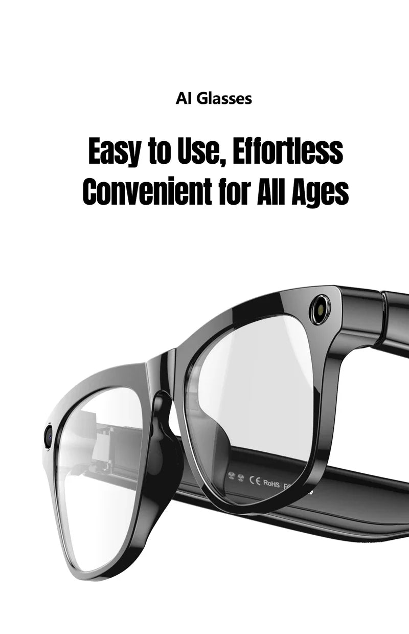 Xiaomi AI Smart Glasses — 8K HD Photochromic, Multifunction Camera Glasses with Translation, Bluetooth Calling, Voice Assistant, Music Player
