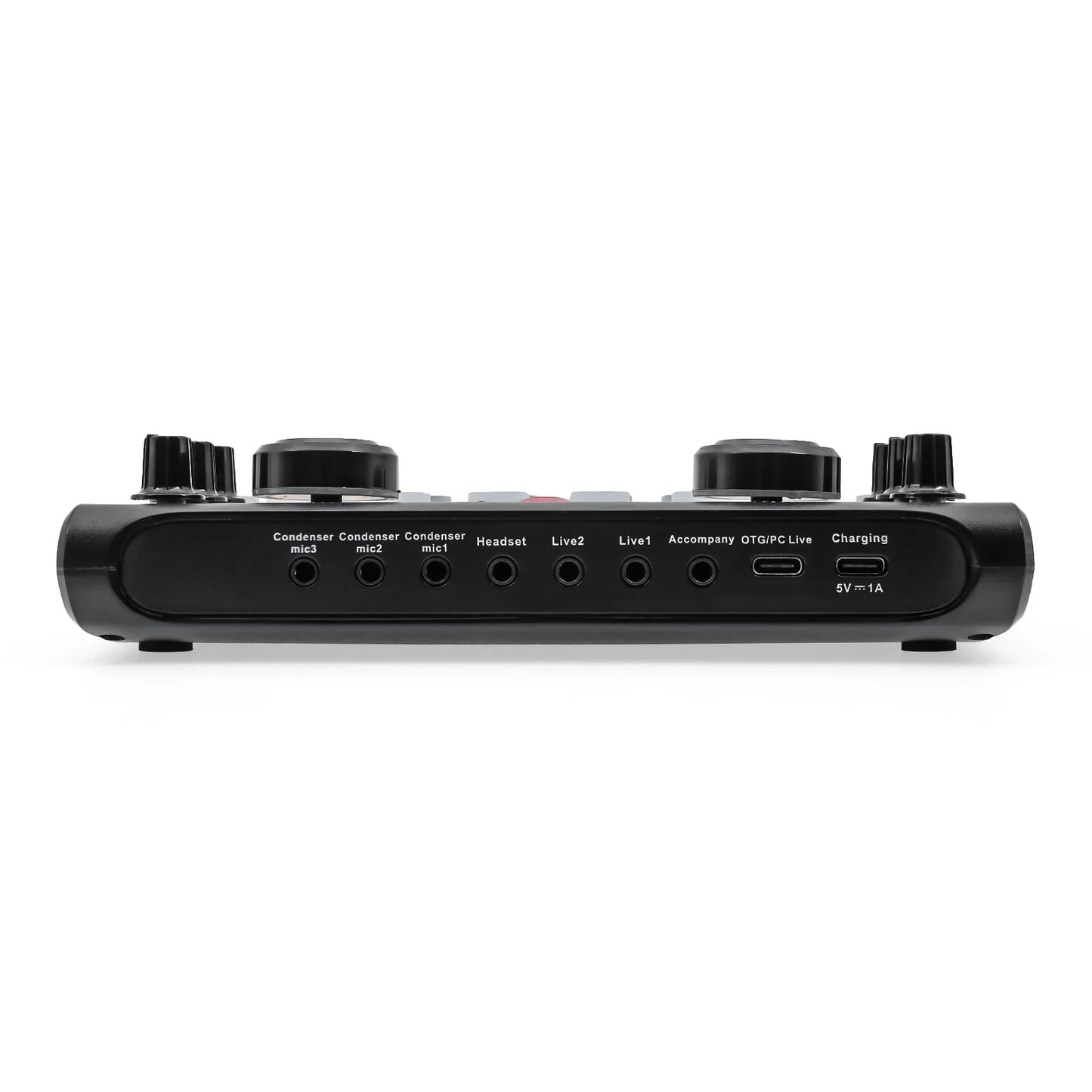 X60 Professional Sound Card Mixer - English Version Audio Interface for Karaoke, KTV Singing, Broadcasting & Studio Recording