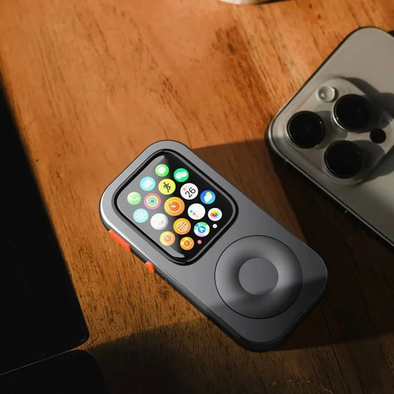 3D Aluminum Alloy Retro iPod Style Protective Case – Apple Watch Series 7/8/9/10 Function Expansion