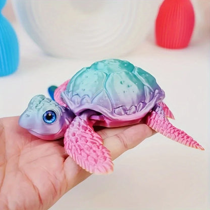 3D Printed Turtle Ornament - Cute Home Decor Collectible for Halloween & Christmas