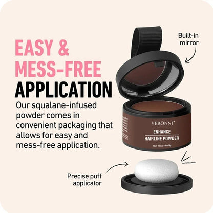 # Hairline Powder Root Cover Up - Waterproof Hair Concealer for Natural-Looking Hairline Coverage