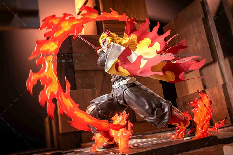 1/12 Scale Rengoku Kyoujurou Mini Figure Accessory – White & Red Cloak for 6" Anime Demon Slayer Action Figures