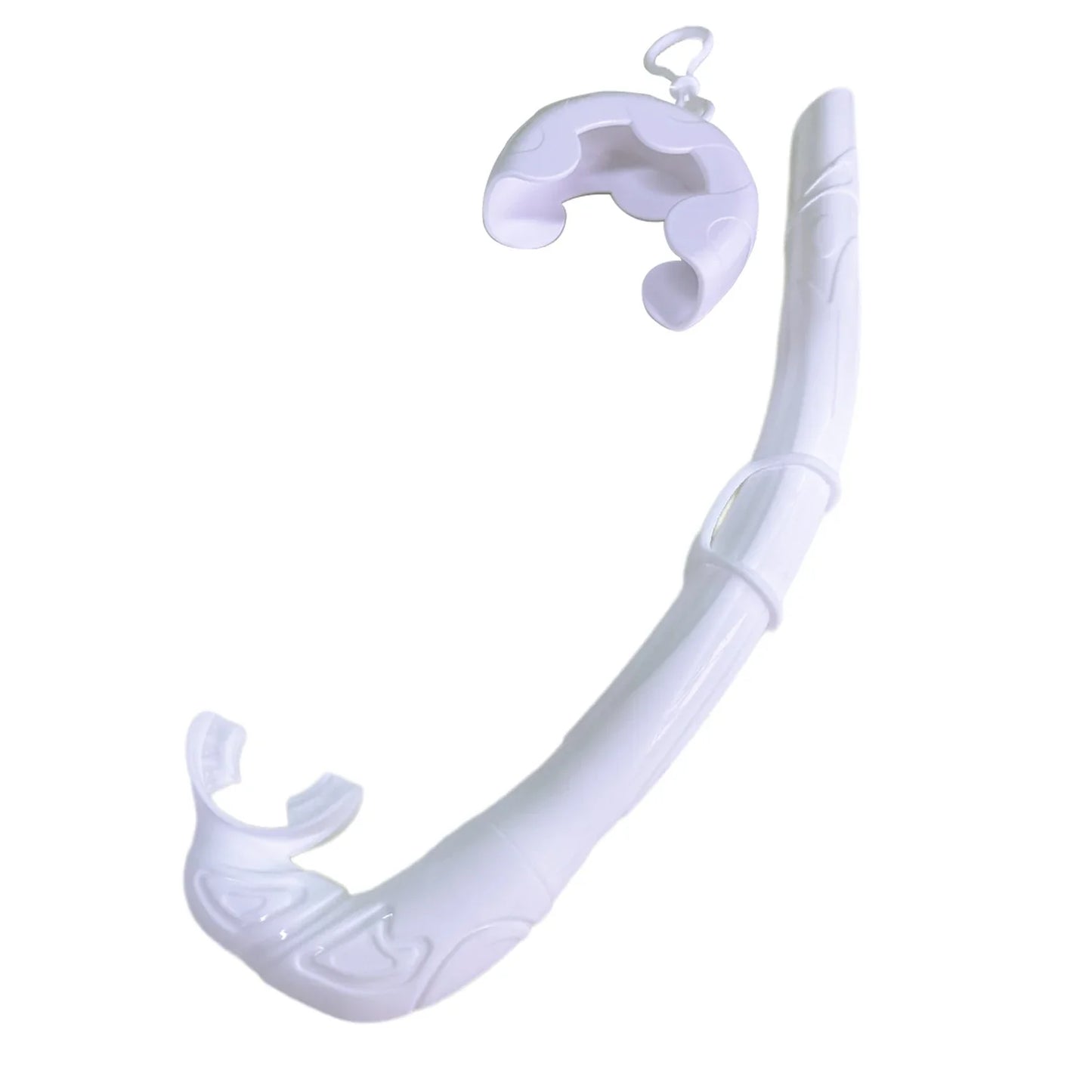 Soft Silicone Diving Snorkel - Portable Foldable Adult Snorkeling Gear for Freediving, Spearfishing & Swimming