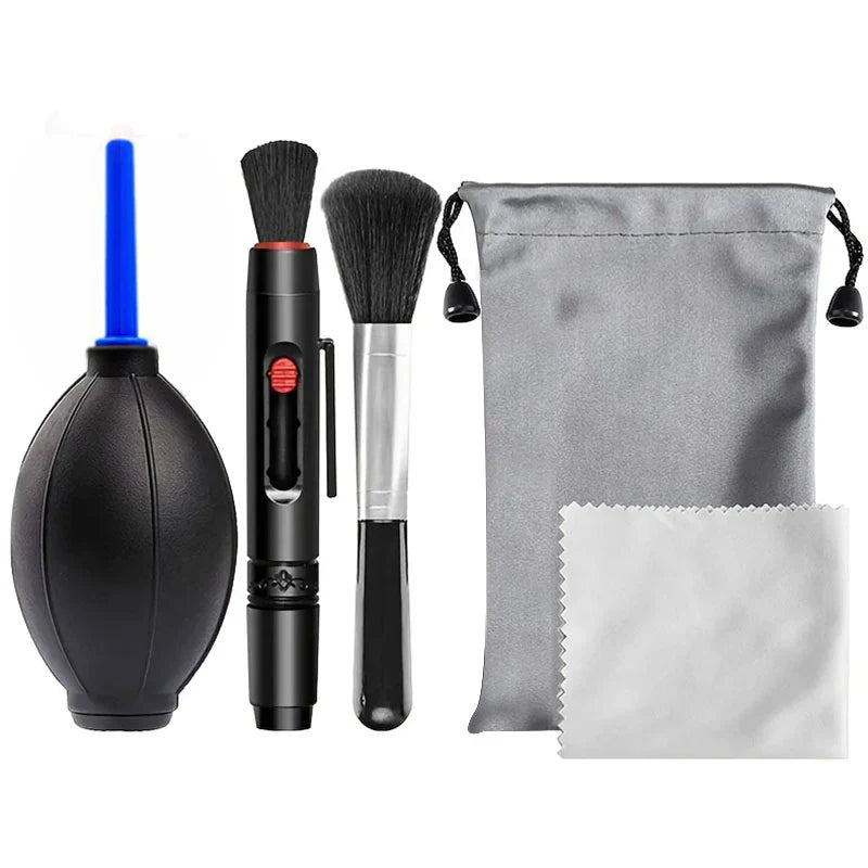 SLR Digital & Mirrorless Camera Cleaning Kit — Includes Air Blower, Lens Cloth for Canon, Nikon, Laptop, Keyboard