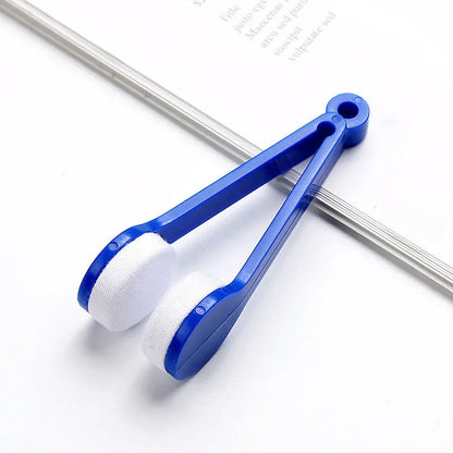 1-4pcs Portable Eyeglass Cleaner Brush – Microfiber Sunglasses & Spectacles Cleaning Tool
