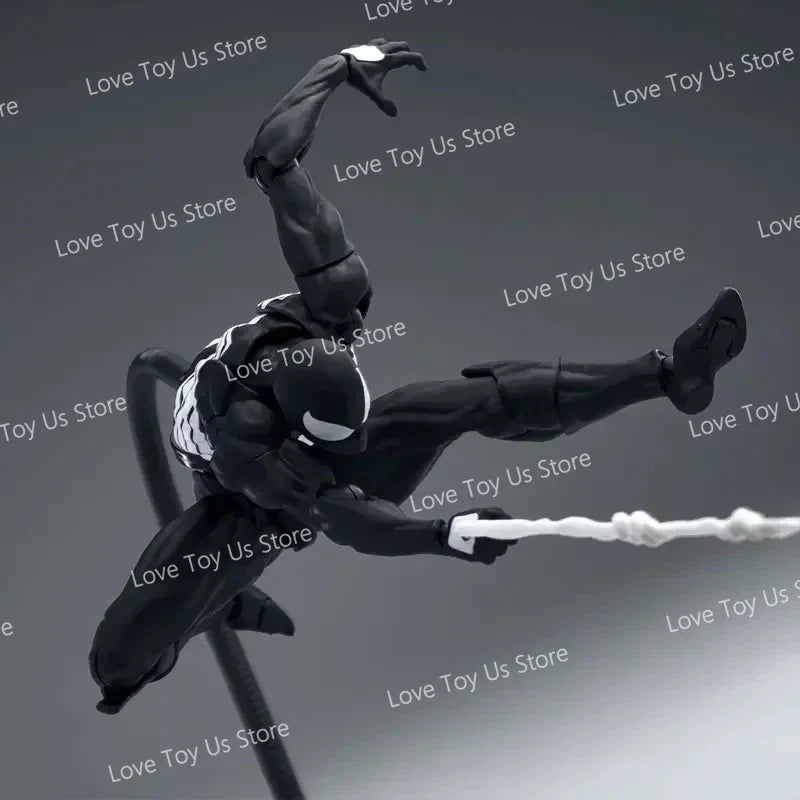 Original Mess Toys Spider Figure – Black Suit & Scarlet Spider Kaine Parker Action Figure