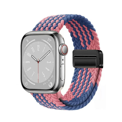 Nylon Braided Apple Watch Band - Durable Replacement Strap for Series 10/9/8/7/6/5/3 SE Ultra 49mm to 38mm