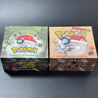 Pokémon Booster Packs Base Fossil Jungle - 11 Cards Per Pack & 36 Pack Booster Box Proxy Game Cards Collection