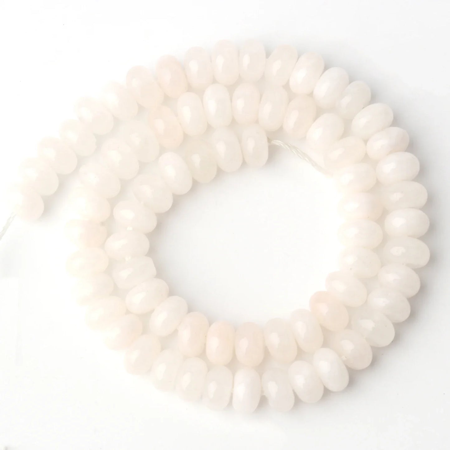 Natural Stone Rondelle Beads - 5x8mm Tourmaline, Citrine & Quartz Loose Beads for DIY Bracelets