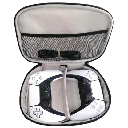 Portable Dual PS5 Game Controller Bag – Protective Carrying Case for PlayStation 5 Gamepad & Accessories