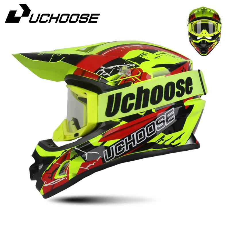 DOT Adult Motocross Helmet – Classic Off-Road Racing Casco for Men & Women, Enduro & Downhill Kask