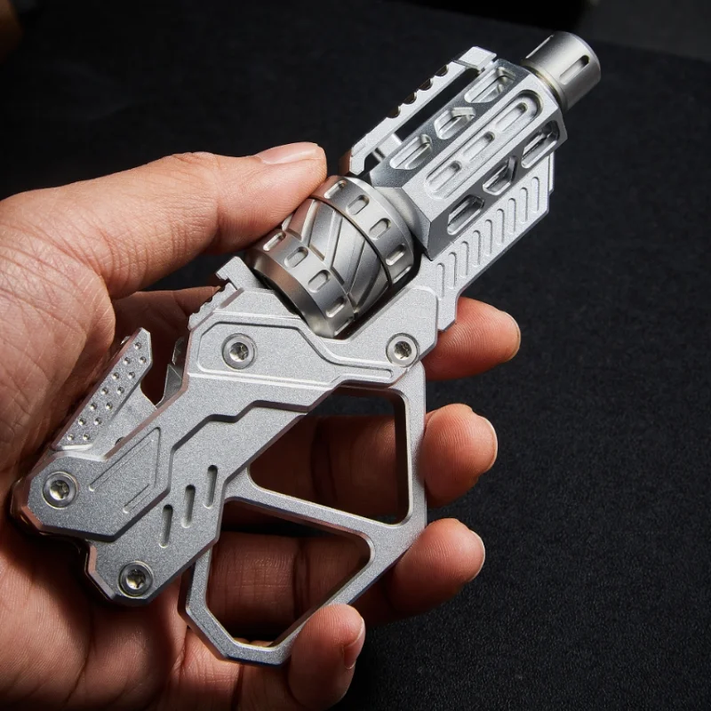 EDC QT-3000 Fidget Spinner - Metal Flip Push Slider Stress Relief Fingertip Gyro Toy