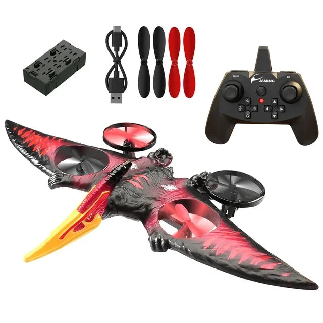 2.4G RC Fighter Plane - Gravity-Sensing EPP Foam Glider with Lights for Boys