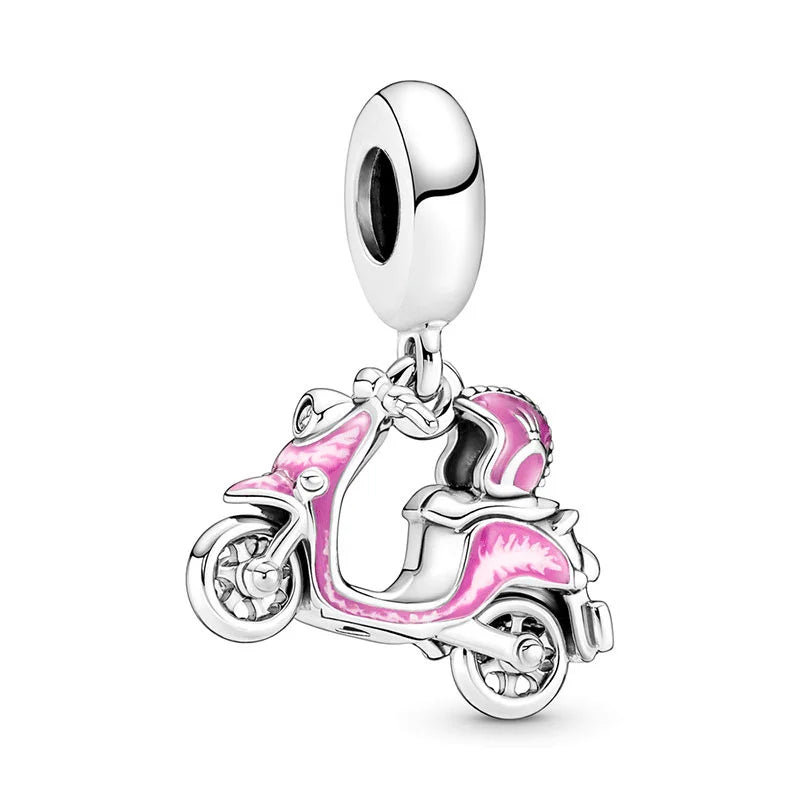 2024 New 925 Sterling Silver Bulb & Small Turtle Charm Pendant – Fit for Original Pandora Bracelet, DIY Women’s Jewelry Gift