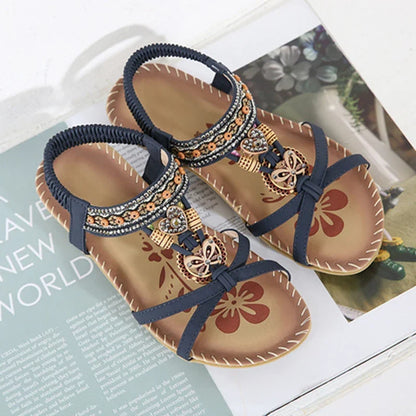 Women’s Summer Casual Sandals - Comfortable Walking Beach Shoes Outdoor Party Footwear for Ladies