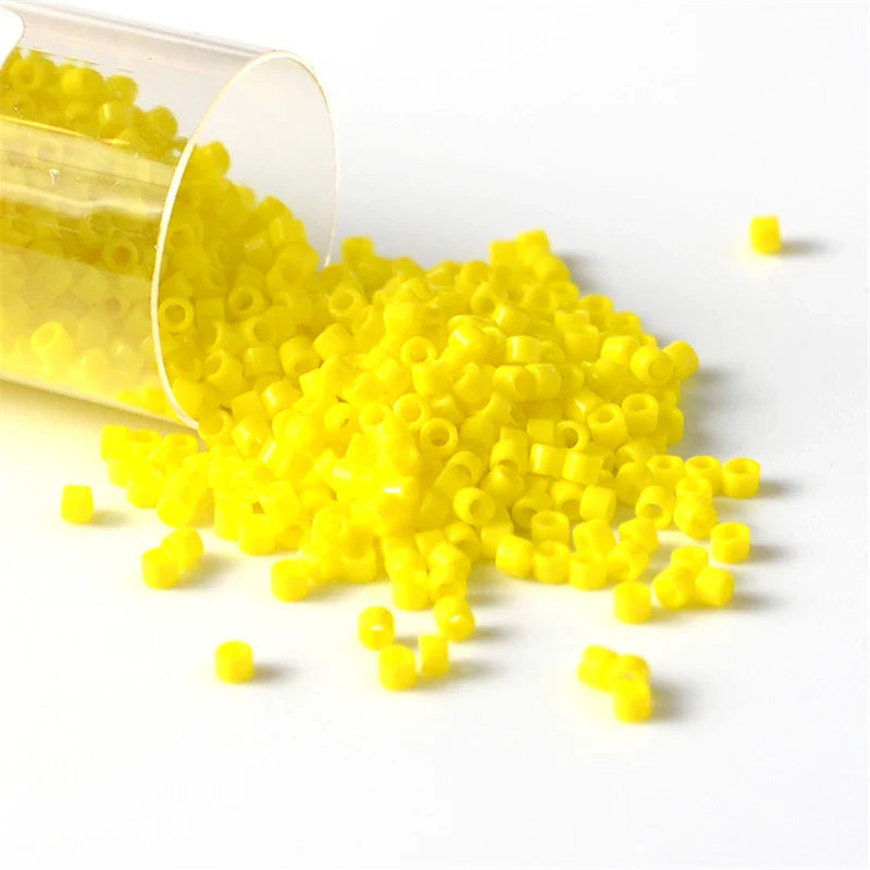 Miyuki Delica Seed Beads - 11/0 Glass Beads for DIY Jewelry, Bracelet Making & Craft Projects