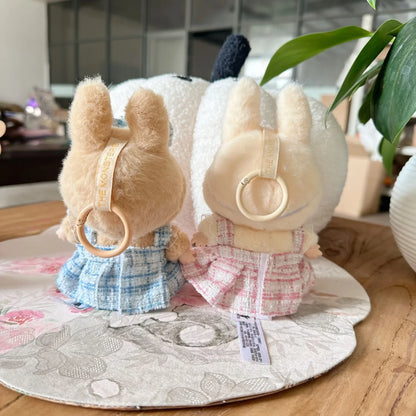 17cm Mini Plush Doll Clothes – Korea Kpop Exo Labubu Idol Suit Outfit Accessories, Doll Clothing Gift (Clothes Only)