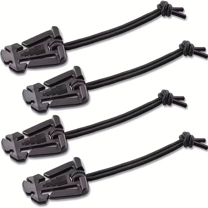 10PCS MOLLE Carabiner Clips - Outdoor Backpack Buckle Hooks EDC Tactical Bag Accessories for Camping Hiking Gear