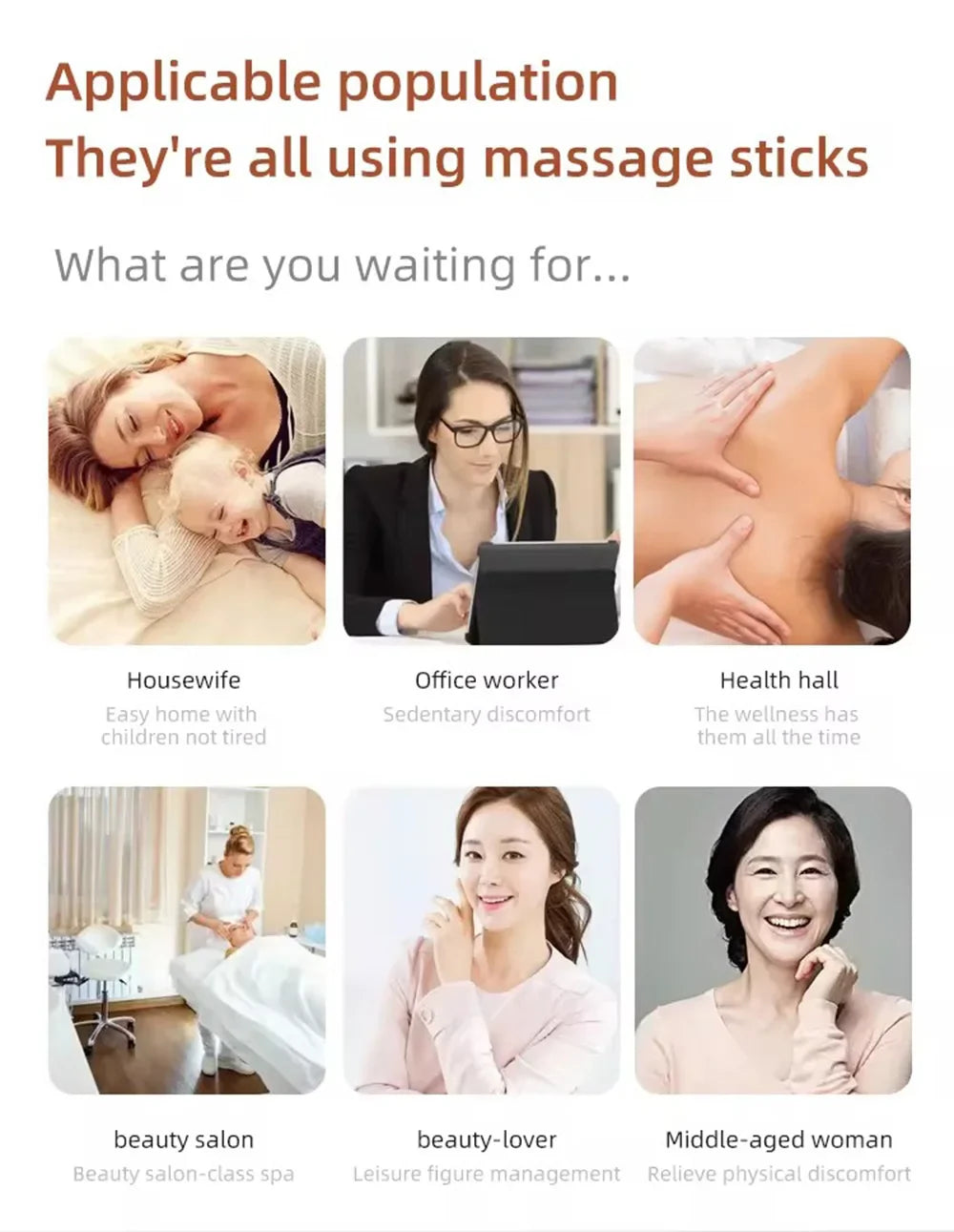 36W Red Light Heated Massage Device - 360° Rotating Roll Massager for Body & Anti-Cellulite Treatment