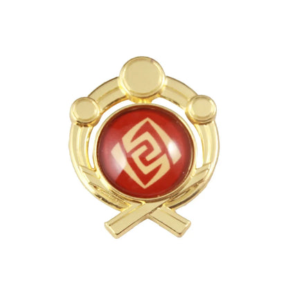 Genshin Impact Sumeru Vision Brooch Pins - Tighnari Collei Dori Nilou Element Badge Cosplay Lapel