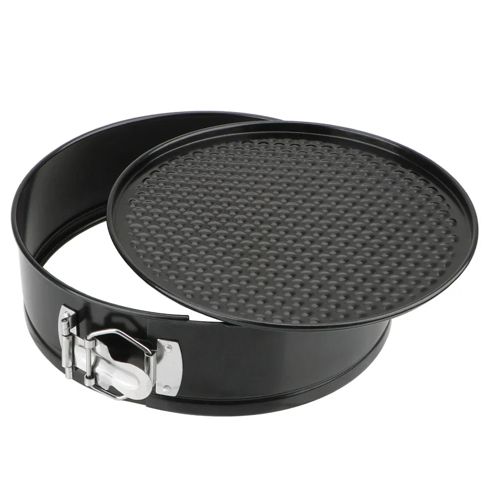 Removable Bottom Round Cake Pan – Carbon Steel Non-Stick Bakeware for Baking Cakes