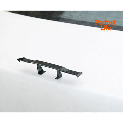 Mini Carbon Fiber Look Rear Spoiler - GT Style Car Winglet Decoration Auto Exterior Accessory
