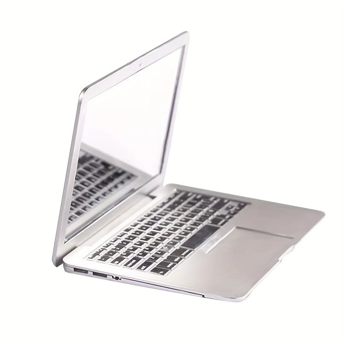Mini Computer-Shaped Makeup Mirror - Portable Folding Pocket Mirror for Travel & Daily Touch-Ups