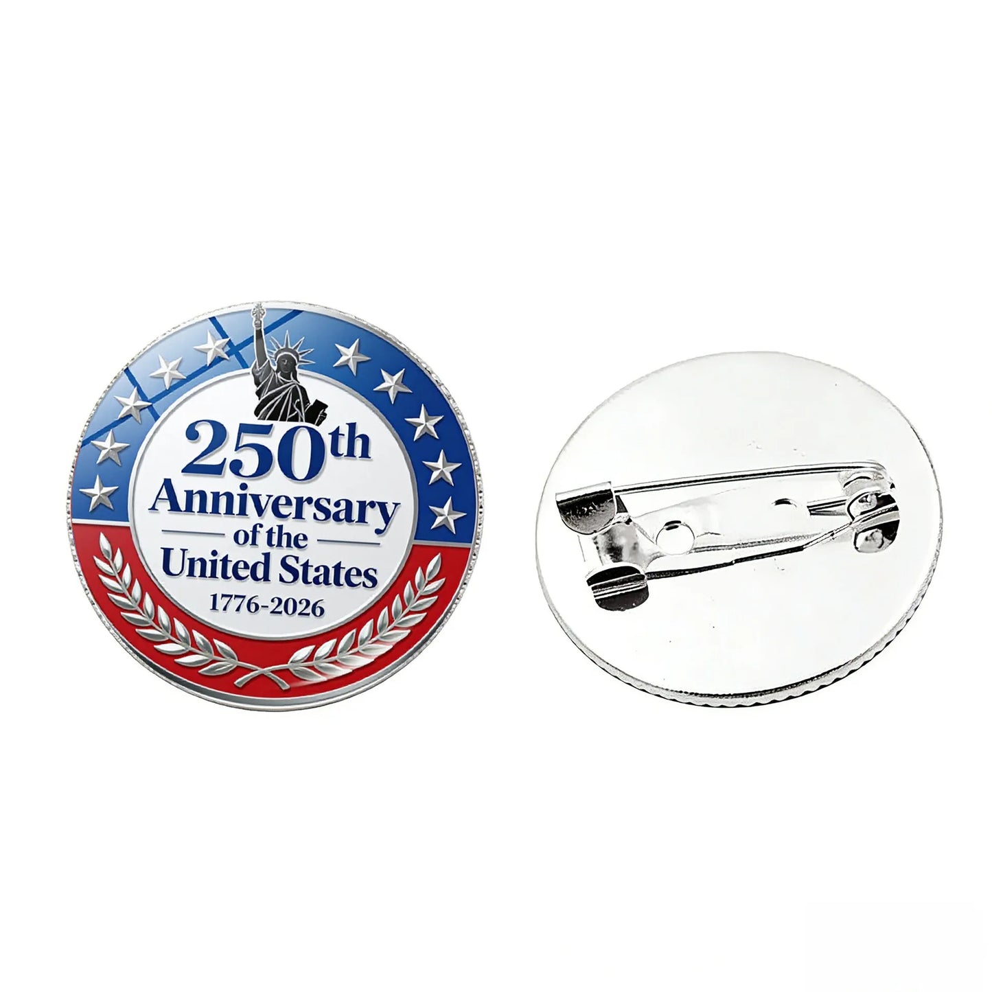 250th Anniversary USA Commemorative Pin - Liberty Eagle Patriotic Badge Brooch 1776-2026 Collectible Gift