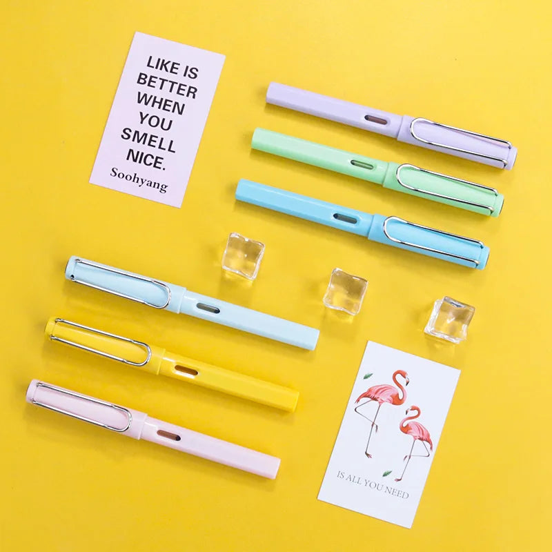 Luxury Calligraphy Fountain Pen - Premium Ink Cartridge Writing Tool for Office, School & Creative Lettering