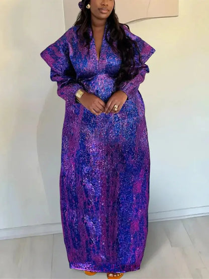 African Dresses for Women - Traditional Dashiki Ankara Gown, Abaya, Kaftan Maxi Long Dress