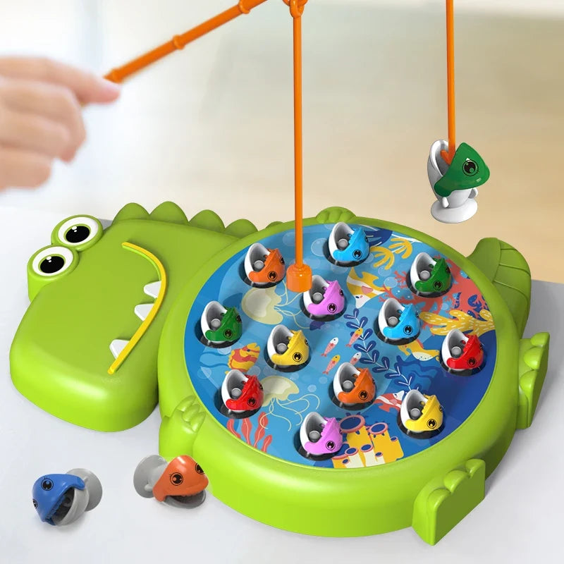 Baby Magnetic Fishing Toy Set - Educational Learning Game for Kids Birthday Gift & Brain Development