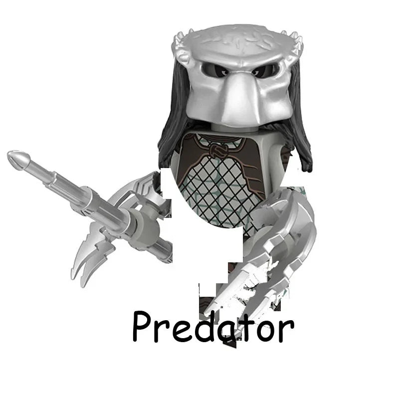 Terminator vs Predator & Alien Building Blocks – Robot War Action Figure Toy for Kids