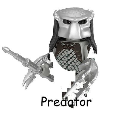 Terminator vs Predator & Alien Building Blocks – Robot War Action Figure Toy for Kids