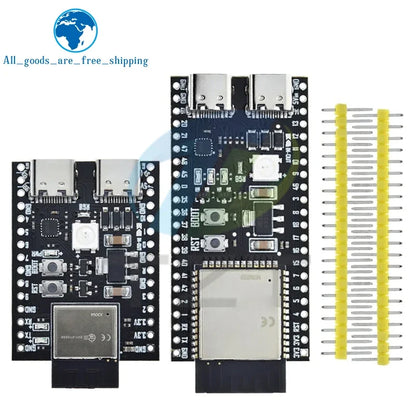 TZT ESP32 Development Board - Dual Type-C ESP32-S3 ESP32-C3 Module for Arduino & IoT Projects